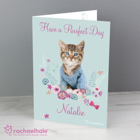 Personalised Rachael Hale Cute Kitten Card Extra Image 2